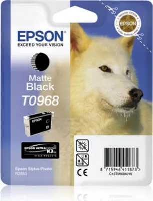 Produktbild von Tinte / T0968 / Blister / matte black / 440 Seiten