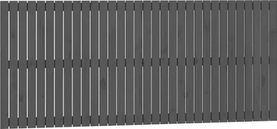 Obrázek produktu pro vidaXL Nástěnné čelo šedé 204x3x90 cm Borovicový masiv