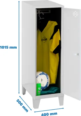 Immagine prodotto di Armadietto Simonrack SIMONLOCKER DISM grigio, bianco 8425437121586, 1 armadietto 40,0 x 50,0 x 101,5 cm