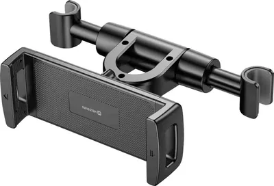 Produktbild von Swissten, Auto Kopfstützenhalter für Smartphone & Tablet 12–25,5 cm, Schwarz