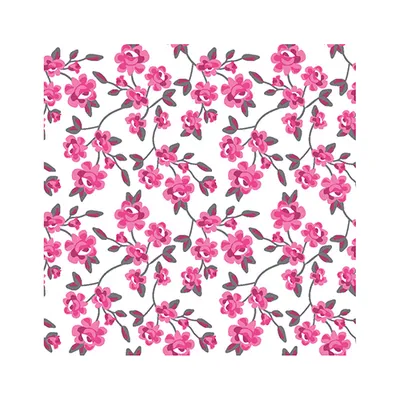 Produktbild von Servietten, 3-lagig 1/4-Falz 25 cm x 25 cm fuchsia "Milleflora"