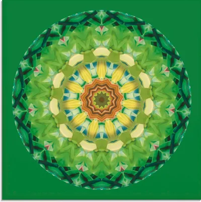 Produktbild von ARTland Glasbild Mandala II Größe: 30x30 cm
