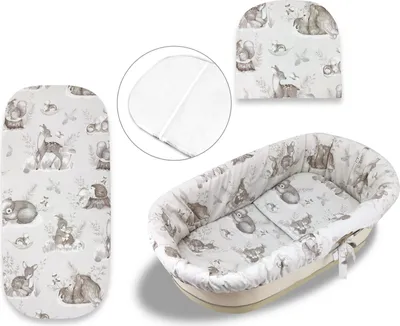 Produktbild von COSING Set für die Kinderwagenwanne - Ruhiger Wald beige