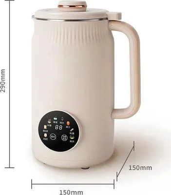 Zdjęcie produktu dla Maszyna do napojów sojowych – 220 V – 1,2 l – timer – wyświetlacz LCD – napój roślinny z owsa