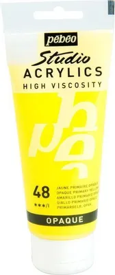 Produktbild von Deckende Acrylfarbe - Primärgelb - 100 ml