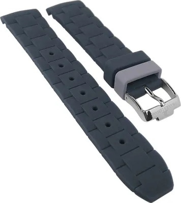 Produktbild von Jacques Lemans | Uhrenarmband 20mm für Rome | Silikon graublau 1-1691A