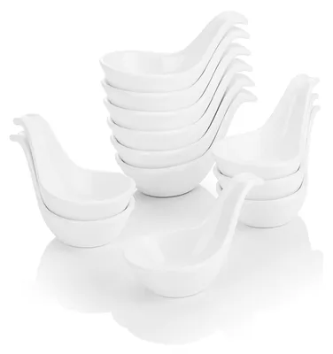 Produktbild von MALACASA Ramekin, Mini Dessert-Schälchen 12er Porzellan für Dip, 20ml
