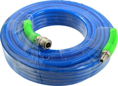 Immagine prodotto di Tubo pneumatico in poliuretano rinforzato con raccordi rapidi da 1/4", 20 m, 8 × 12 mm Geko