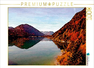Produktbild von Calvendo Sylvensteinstausee im Isarwinkel 1000 Teile Puzzle quer 640x480mm, Küster Friederike; 7311319