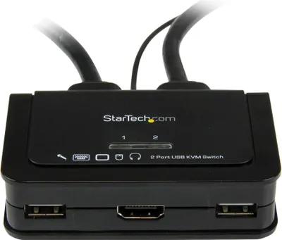Produktbild von StarTech.com 2 Port USB HDMI KVM Switch mit Audio