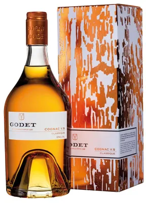Produktbild von Godet Cognac V.S. Classique | 0,7l. Flasche in Geschenkverpackung