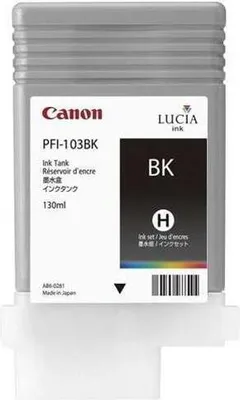 Obrázek produktu pro Canon PFI-103BK, Matně černá, Inkoust na pigmentové bázi, 1 kusů