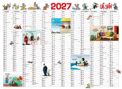 Produktbild von Uli Stein Jahresplaner 2027: Posterkalender