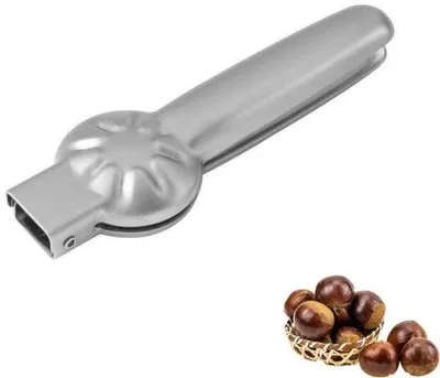 Obrázek produktu pro Ruční loupeč na kaštany z nerezové oceli na ořechy