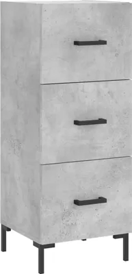 Obrázok produktu pre vidaXL Príborník betón sivý 34,5x34x90 cm odvodený výrobok z dreva