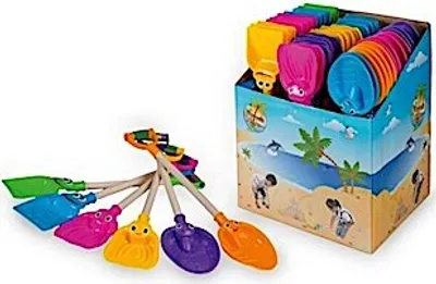 Obrázok produktu pre Lopata na piesok 50 cm drevená násada s čelom