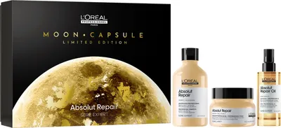 Zdjęcie produktu dla L'Oréal Serie Expert Absolut Repair Gift Set Trio - Szampon 300 ml + Maska 250 ml + Olejek 10w1 90 ml