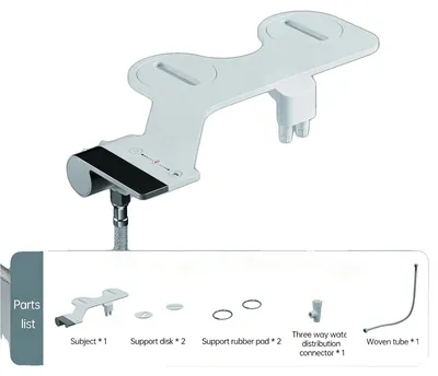 Produktbild von Toiletten-Bidet-Aufsatz, nicht elektrisch, mit Selbstreinigungsfunktion, Bidet EU, G3/8-a