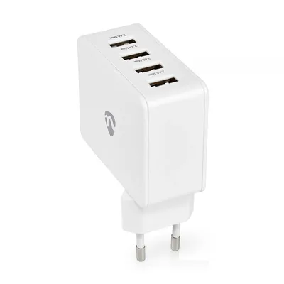 PEARL 2-Port USB-Netzteil, 12W, 2,4A – Weltweit Einsetzbar (110-240V) Für Smartphone & Tablet
