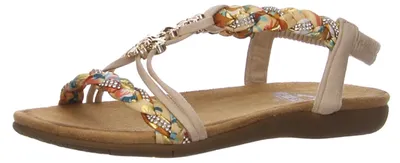 Produktbild von 2 GO Sandaletten,Stadtbd.b.25mm o.Fußb in beige, Gr. 40