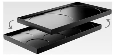 Produktbild von Wendbare Crêpeplatte für Pizzagrill 8