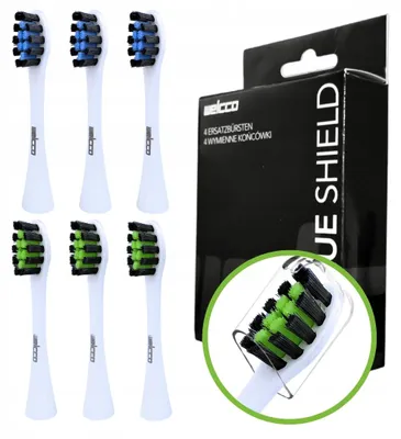 Produktbild von Welcco Ersatz-Zahnbürstenköpfe für Oclean, 6 Stück, Hohe Qualität
