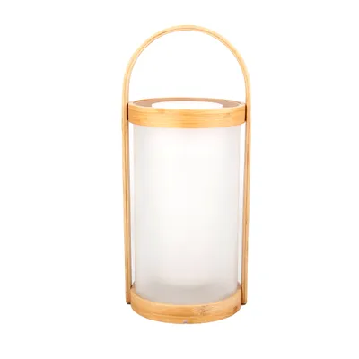 Productafbeelding van Inspire Cardea USB-oplaadbare bamboe tentlamp, LED sfeerverlichting - 2W - 150LM - 4000K - 32 x 14 cm