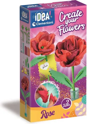 Produktbild von CLEMENTONI Mini-Blumenfabrik: Rose 18168