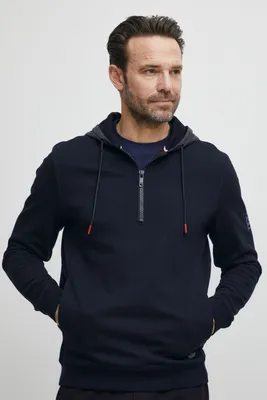 Produktbild von FQ1924 FQFjell Herren Kapuzenpullover Hoodie Pullover mit Kapuze und Reißverschluss