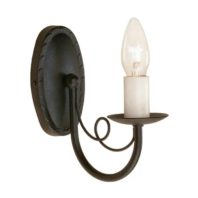 Immagine prodotto di Lampada a lampadario nera Minster 1xE14 60W Elstead