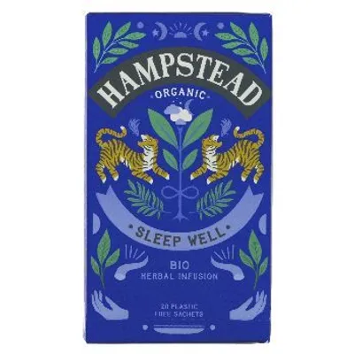 Obrázek produktu pro Hampstead Tea, organický a fairtradový čaj Sleep Well, 20 sáčků