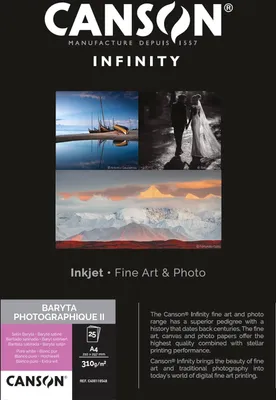 Immagine prodotto di CANSONC400110548 CANSON INFINITY Fotopaper BARYTA Photographic II, A4