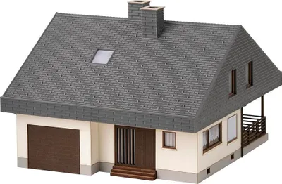 Produktbild von Faller Bausatz H0 130644 Wohnhaus Bungalow mit Plattdach 1:87
