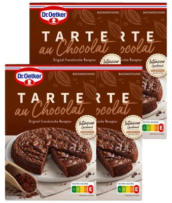 Produktbild Dr. Oetker Tarte Au Chocolat, 4er Pack (4 x 470 g)