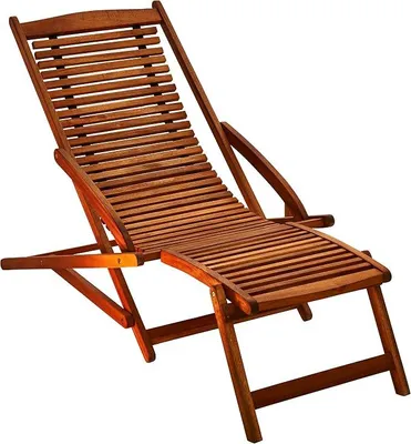 Imagen del producto de Silecomplaza: Tumbona de jardín Fuki, fabricada en acacia. Tumbona de madera, silla reclinable