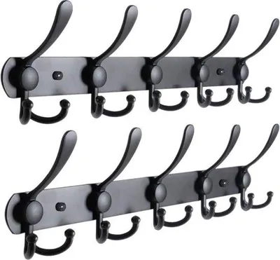 Produktbild von Famanu Wandgarderobe Mobiles Kleiderregal - 41,66 x 12,45 x 7,37 cm