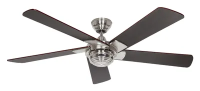 Produktbild von Deckenventilator mit Fernbedienung Rotary 132 cm Chrom / Wenge