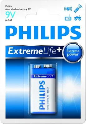 Produktbild von Philips Ultra Alkaline 9V Batterie