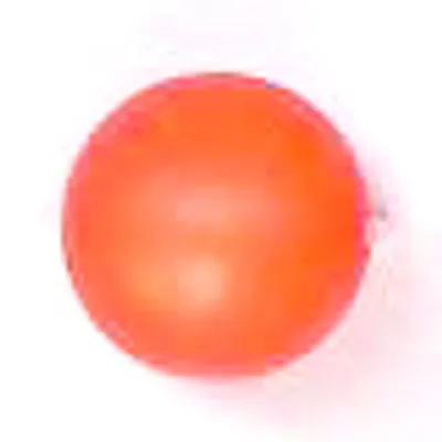 Produktbild von Polaris Perle rund orange matt 12 mm Lochgröße 2 mm