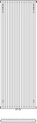 Produktbild von Kermi Pio 600x600x64 mm,zweilagig