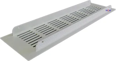 Produktbild von Lüftungsgitter LG-3008 AA Stegblech Alu F1 Türgitter 300 x 80 mm Zuluft Abluftgitter