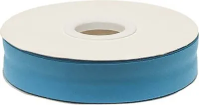 20m Schrägband unifarben 20mm ozean blau
