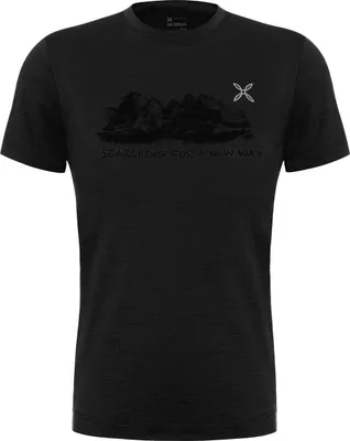 Zdjęcie produktu dla Koszulka Montura Peaks Merino T-Shirt - czarna, rozmiar L