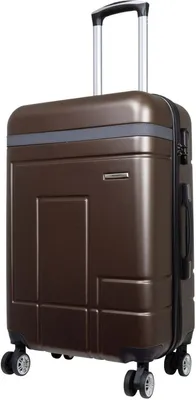 Produktbild von Reisekoffer mittelgroß Genf 60L Hartschale Trolley ABS braun