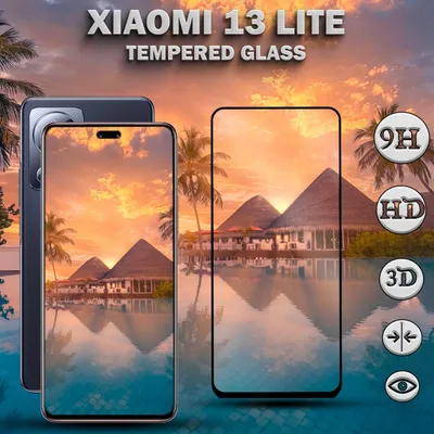 Produktbild von 1-Pack Xiaomi 13 Lite Displayschutzfolie - Gehärtetes Glas 9H - Super Qualität 3D