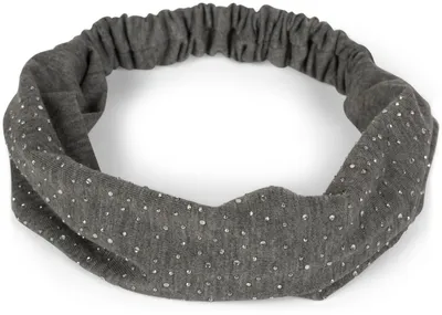 Produktbild von styleBREAKER Damen Haarband mit Strass und Gummizug, Stirnband, Headband, Haarschmuck 04026016