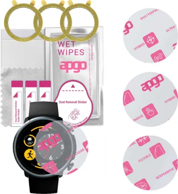 Produktbild von apgo 3 Stück Schutzglas, klar, kompatibel mit Mibro Watch A1 Smartwatch, Hybrid 8H, Ersatz für Hartglas, Displayschutzglas, Bildschirmschutz, Displayschutz, kratzfest
