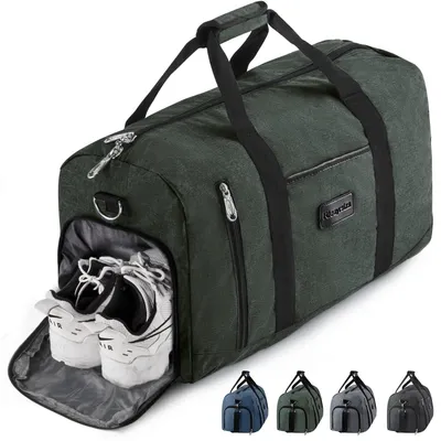 Produktbild von Sporttasche Sporttasche Reisetasche - 39 Liter - Schuhfach - Armeegrün - Für Sport und Reisen
