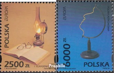 Produktbild von Briefmarken Polen 1994 Mi 3486-3487 (kompl.Ausg.) gestempelt Erfindungen
