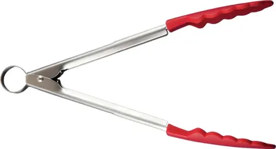 Image de CUISIPRO - Pince à servir (avec silicone) - rouge 24 cm - 74708605